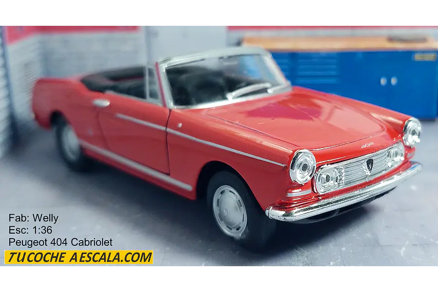 Peugeot 404 En Escala 1/36 marca welly