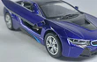 BMW i8, Kinsmart, Escala 1-36 AZUL 