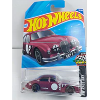 JAGUAR MK1 vino tinto  HOT WHEELS , Escala 1-64