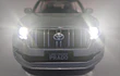 TOYOTA PRADO, MARCA HAOCHI, ESCALA 1/24 COLOR PLATA