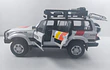 TOYOTA LC 80, MARCA CHE ZHI, ESCALA 1/24 BLANCA