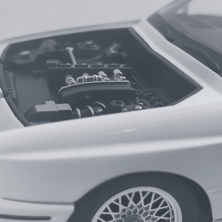 BMW M3 , Escala 1/24, MARCA JINLIFANG BLANCO 6