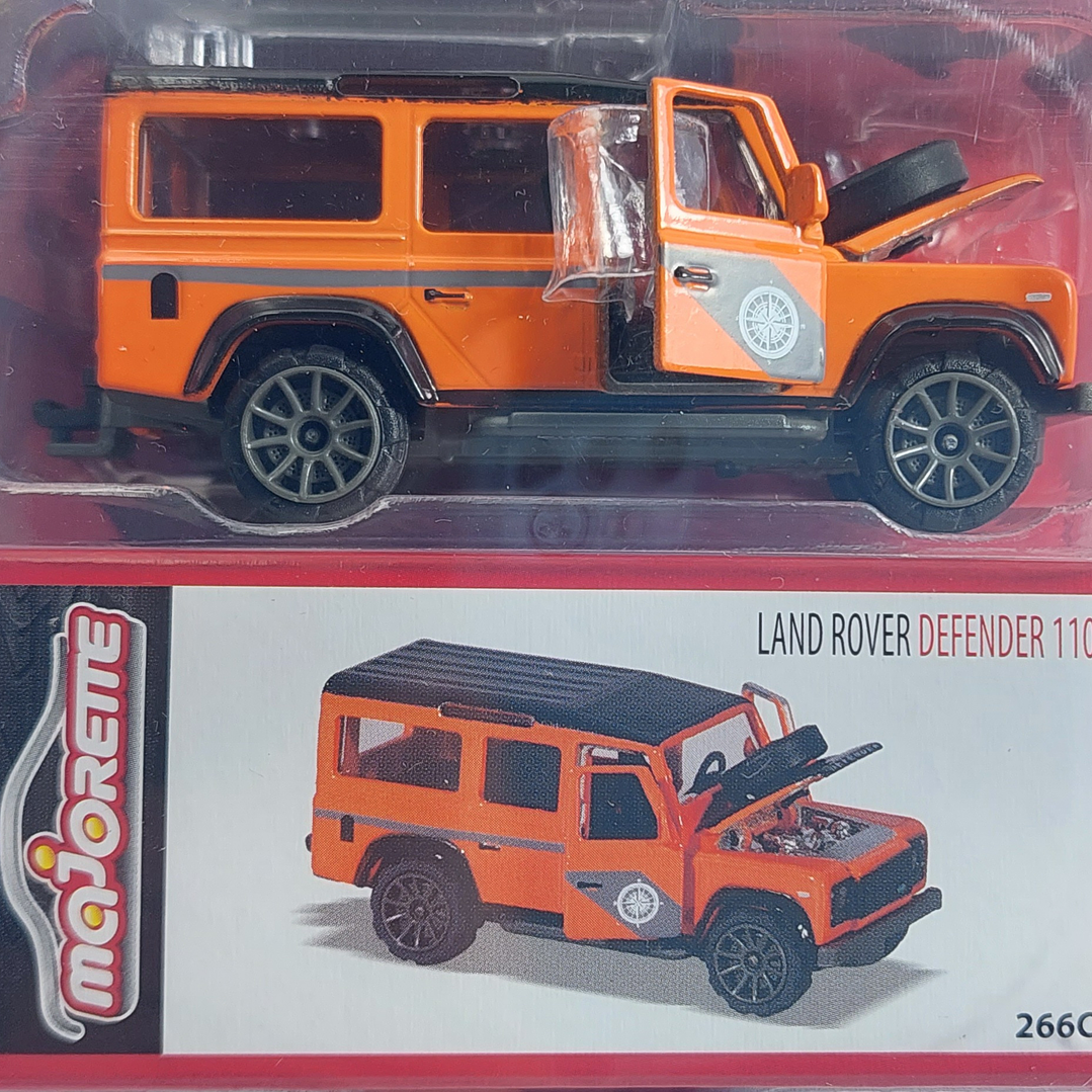 Land Rover Defender 110 NARANJA Escala 1/64 2