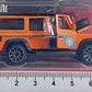Land Rover Defender 110 NARANJA Escala 1/64 - Miniatura 3