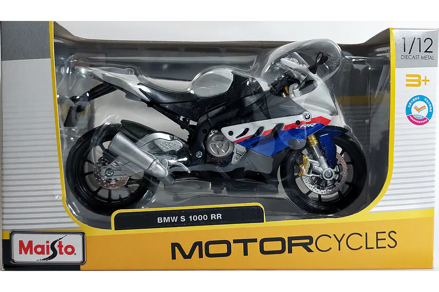 Bmw S 1000 RR Escala 1/12,  marca MAISTO