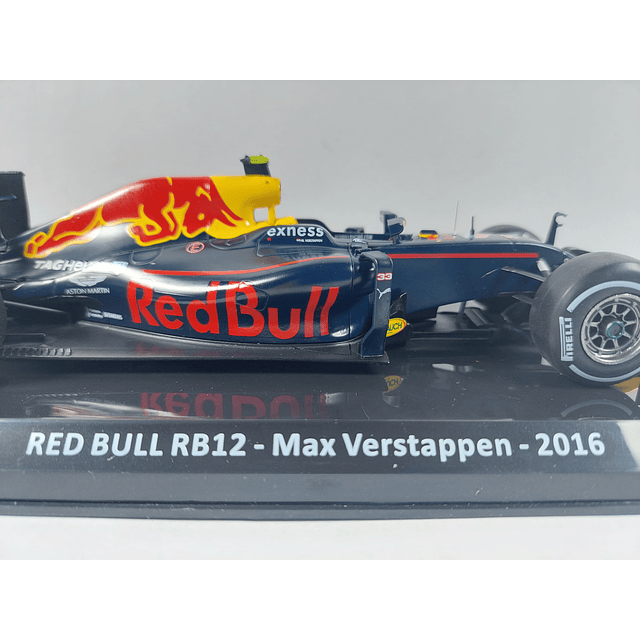 RED BULL RB 12 MAX VERSTAPPEN 2016, Ixo, Escala 1-24