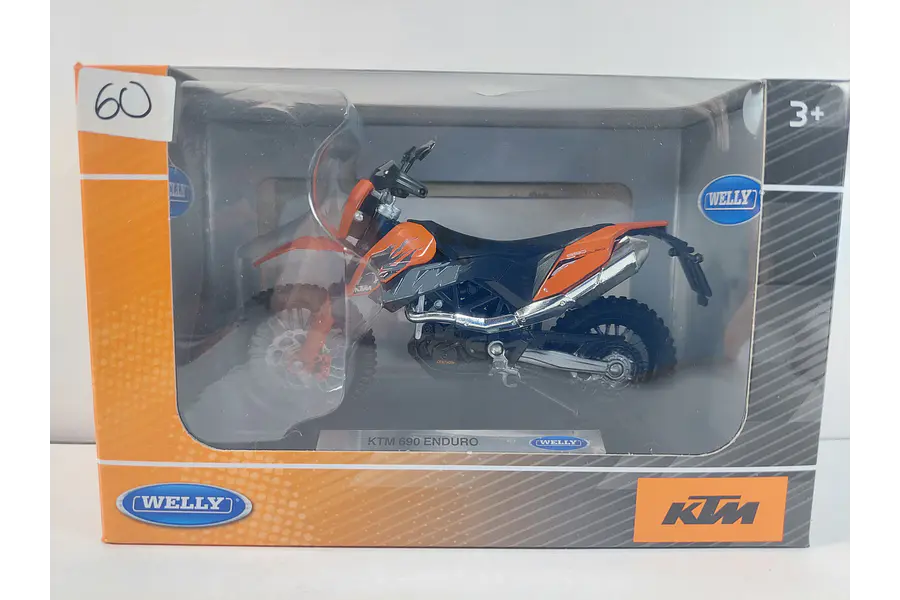 KTM 690 ENDURO Escala 1/18 marca WELLY-
