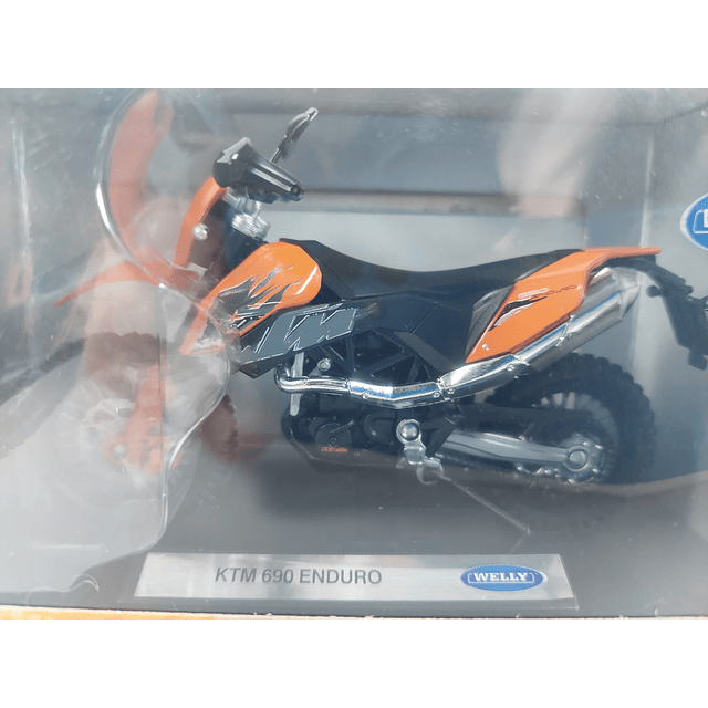 KTM 690 ENDURO Escala 1/18 marca WELLY-