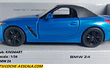 BMW Z4 , MARCA KINSMART , ESCALA 1-34 SIN CAJA