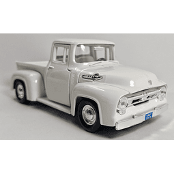 FORD F 100 1956, Escala 1/24 color blanco