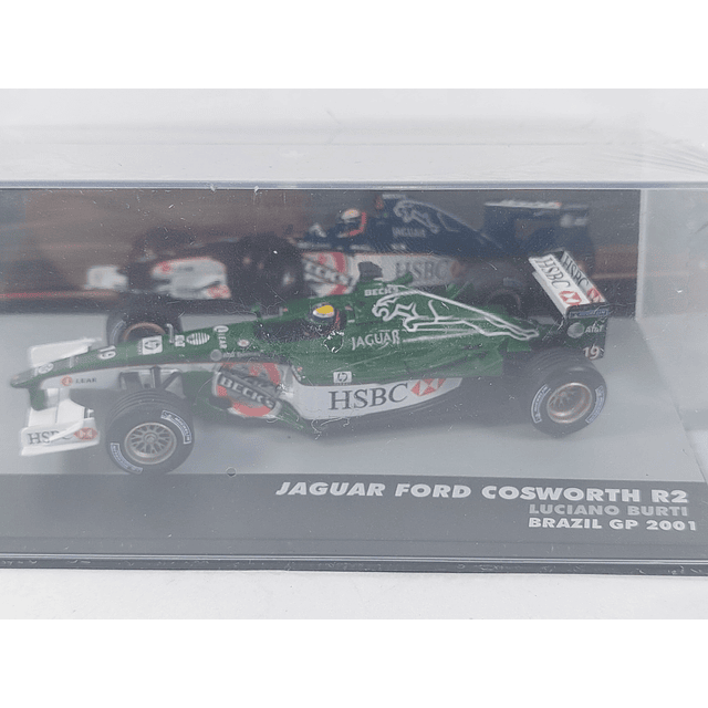 Formula 1, jaguar Ford Cosworth R2 Luciano Burti Escala 1/43