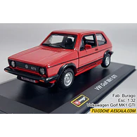 Volkswagen Golf ROJO MARCA BURAGO, Escala 1-32