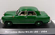 Mercedes-Benz 180 "Ponton", Ixo, Escala 1-43 VERDE