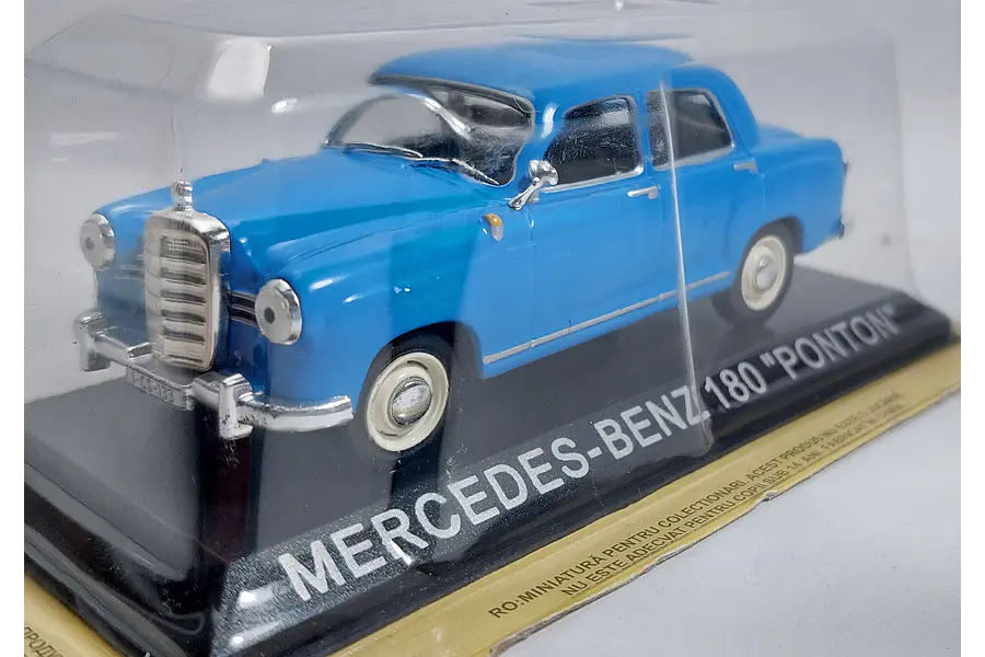 Mercedes-Benz 180 Ponton 1/43 Azul – Marca Ixo