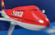 Boeing 747 ,avianca  Escala 1/400, 16cm Con Base blanca