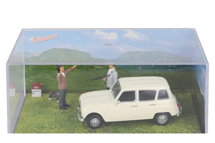 Renault 4, DIORAMA Ixo, Escala 1-43