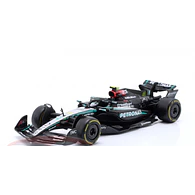 Mercedes-amg F1 W15 E lewis hamilton en caja de carton 1-24