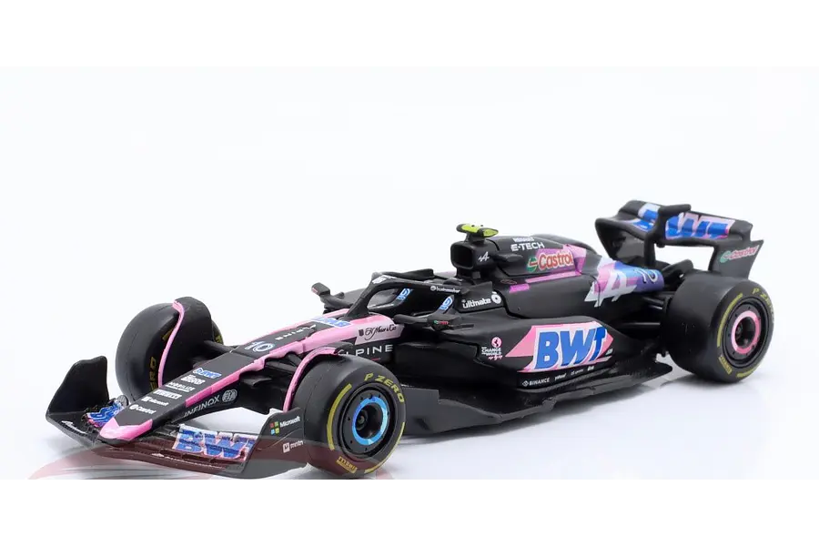 Alpine A524 Pierre Gasly Burago, 1-43 caja de carton