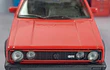 Volskwagen Golf I GTI COLOR ROJO , marca welly, Escala 1-36