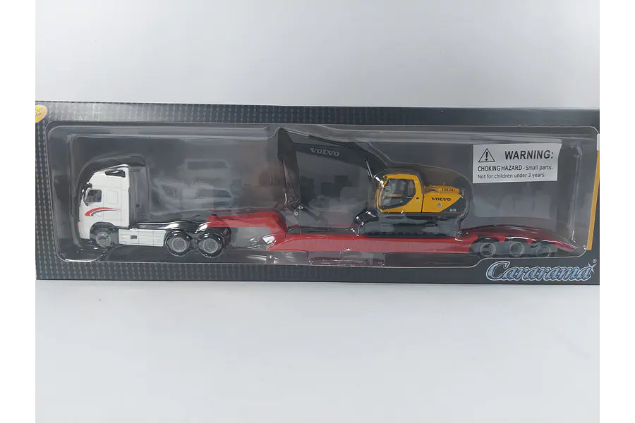 CAMA BAJA Y excavadora  VOLVO  ESC 1/87 