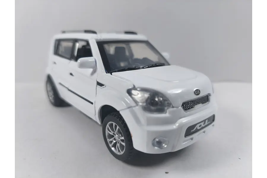 Kia soul, Blanco Escala 1/36 , marca china luces LED