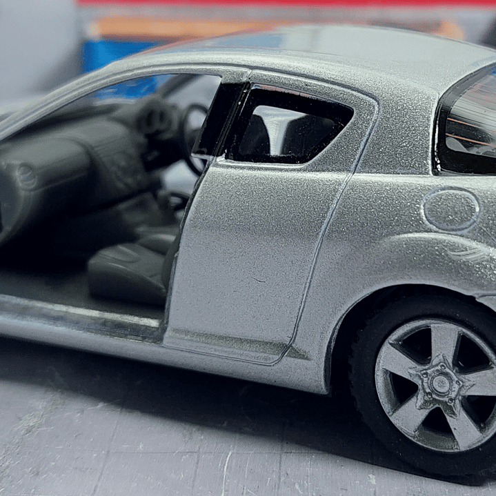 Mazda RX8 1/36  Carro A Escala ROJO 5