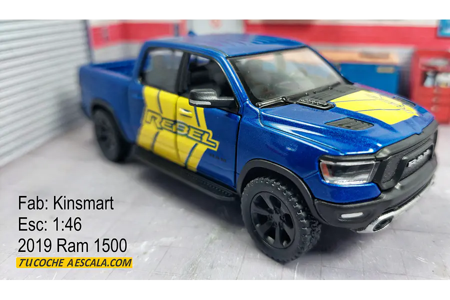 Dodge Ram 1500 2019 , Escala 1/46, KINSMART