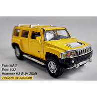 HUMMER h3 2009  Marca: msz escala 1/32
