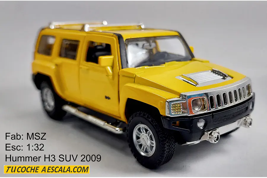 HUMMER h3 2009  Marca: msz escala 1/32