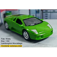 Lamborghini Murcielago , Escala 1/60 MARCA WELLY VERDE 