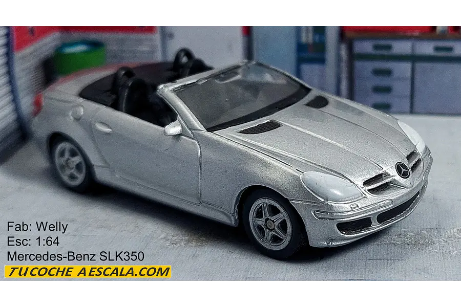 MERCEDES BENZ SLK 350 ESCALA 1/60 MARCA WELLY
