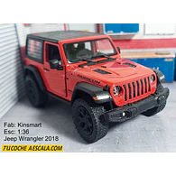 Jeep Wrangler 2018, Kinsmart, Escala 1-36- COPIAR- COPIAR