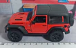 Jeep Wrangler 2018 rojo Kinsmart, Escala 1-36
