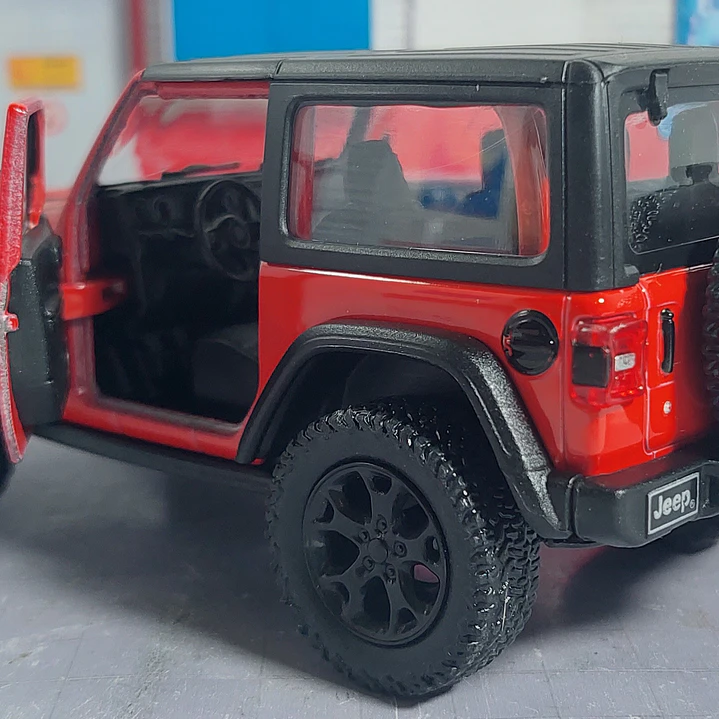 Jeep Wrangler 2018, Kinsmart, Escala 1-36- COPIAR- COPIAR 5