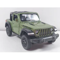 Jeep rubicon verde CON TECHO  Escala 1-36- marca RMZ