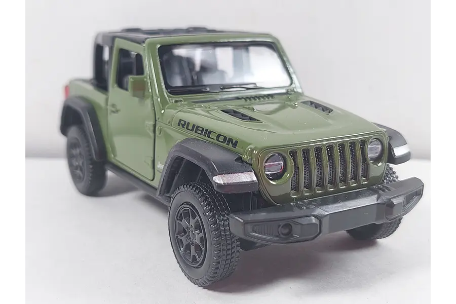 Jeep rubicon verde  Escala 1-36- marca RMZ