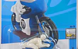 TRIUMPH TIGER 100 1966  Hot Wheels , escala 1/64-AZUL