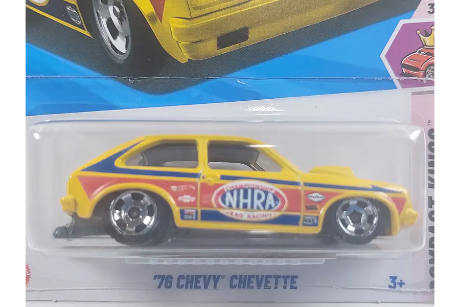 CHEVROLET CHEVETTE DRAG 1976, Hot Wheels, Escala 1-64 amarillo