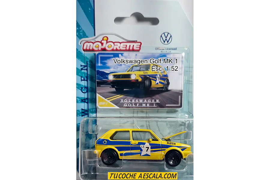VOLKSWAGEN GOLF, Escala 1:64, Marca MAJORETTE 