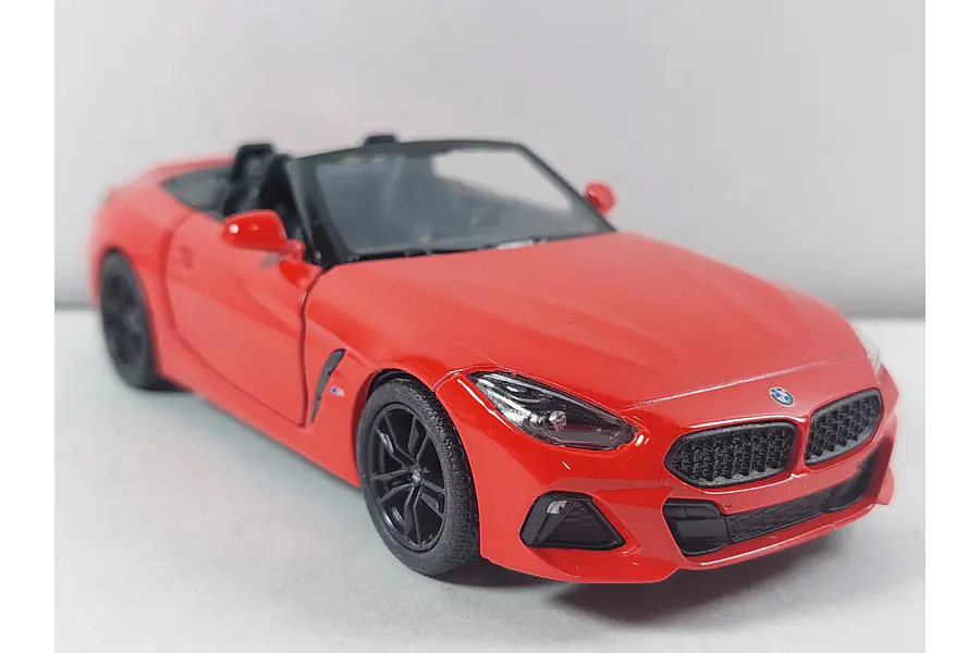 BMW Z4 ROJO, MARCA KINSMART , ESCALA 1-34