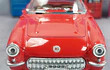 Chevrolet Corvette 1957 rojo, Kinsmart, Escala 1-36