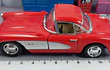 Chevrolet Corvette 1957 rojo, Kinsmart, Escala 1-36