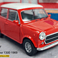 Mini Cooper 1300 rojo Escala 1/36 , WELLY - Miniatura 1