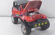 Jeep wrangler rojo Escala 1/32, marca china