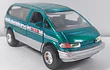 TOYOTA PREVIA VERDE ESCALA 1/36 MARCA CHINA 