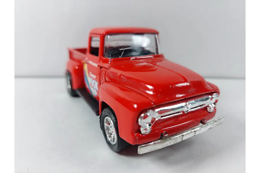 FORD F 100 1956, Escala 1/38 ROJO MARCA CHINA