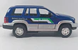 Jeep Cherokee azul ,Escala 1/36 marca china
