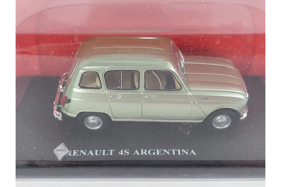 Renault 4S verde manzana metalizado, marca Ixo, Escala 1-43