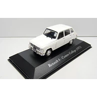 Renault 6 blanco, Ixo, Escala 1-43