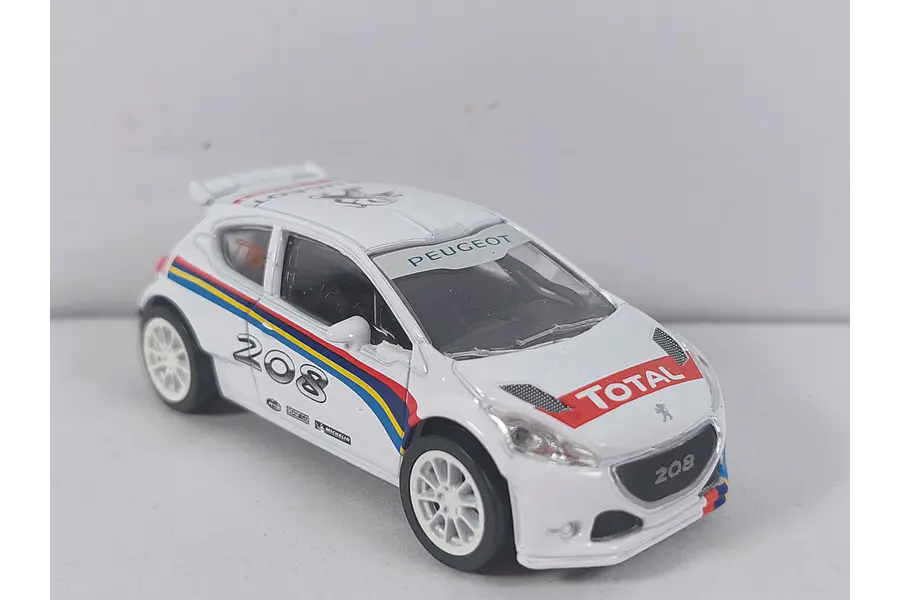 Peugeot 208 WRC a escala 1/64  Norev